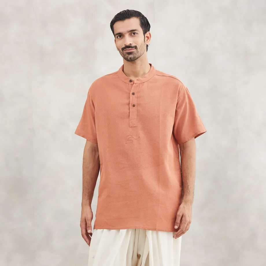 Pink Short Kurta